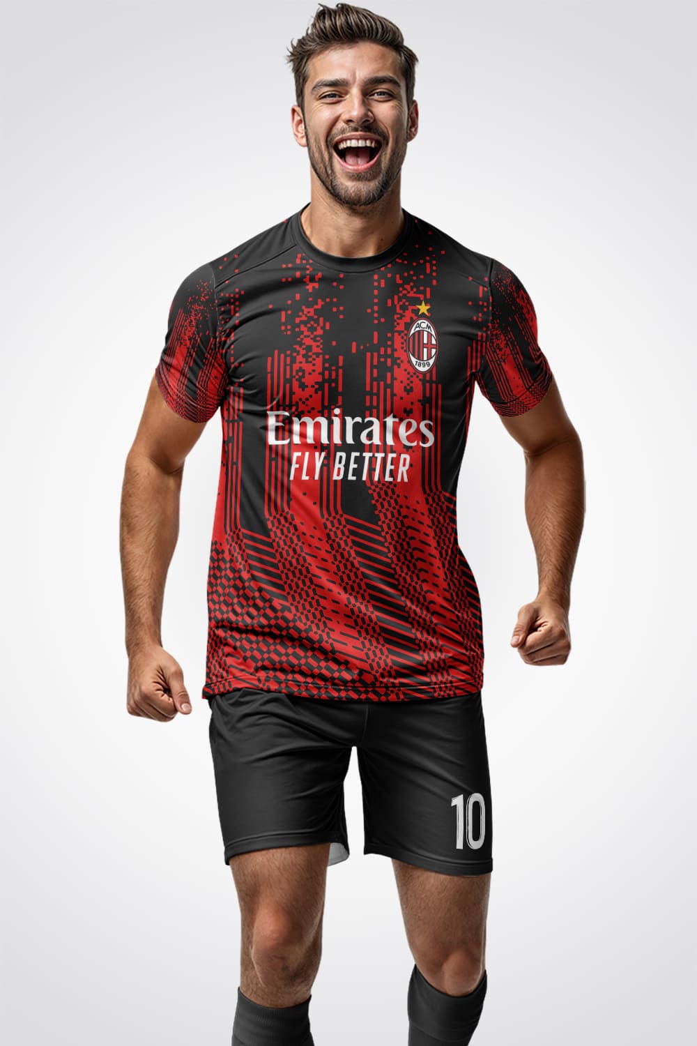 Milan Red Grunge Forma Yaptırma